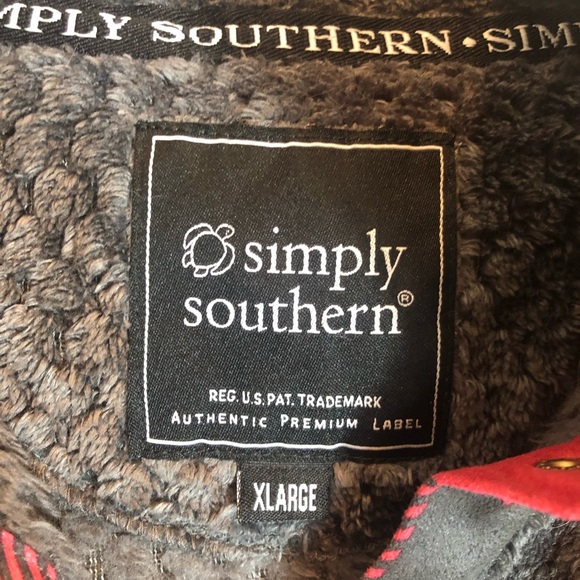 Simply Southern Pullover 1/4 Snap Front Jacket. Size XL - Picture 2 of 9